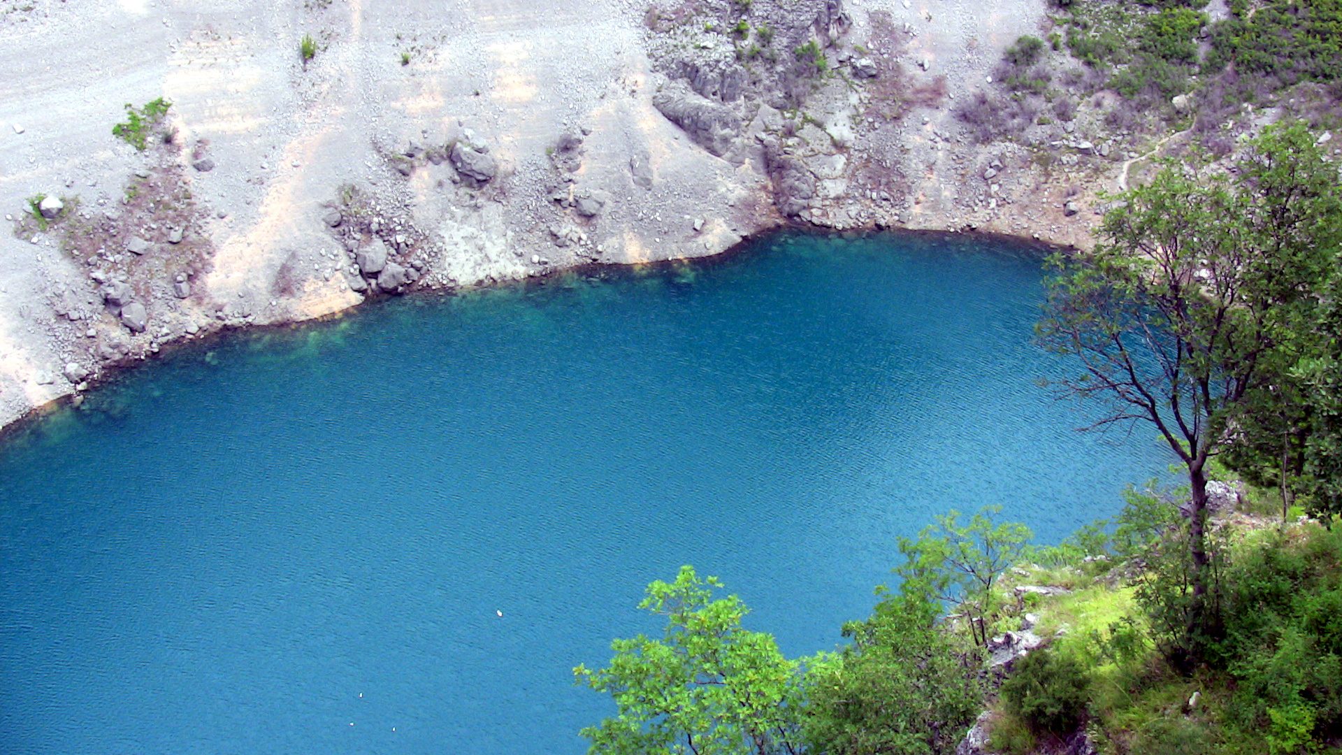 Modré jazero, Imotski, Chorvátsko